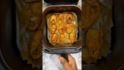 Pescado frito en freidora de aire | Receta saludable de pescado en freidora de aire 🐟🔥
