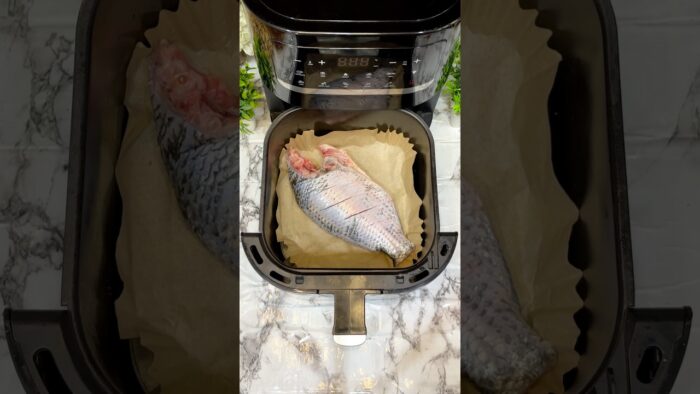 Pescado jugoso frito en freidora de aire 😋 | Pescado frito en casa