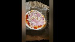 Pizza  en 4 minutos en freidora de Aire Cosori Air Fryer #recetas #cocina #pizza #airfryer