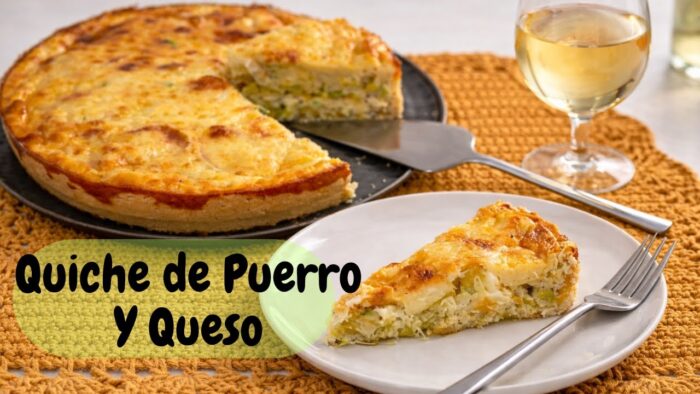 Quiche de Puerro y Queso 🧀 | Receta Fácil en Thermomix | TM7