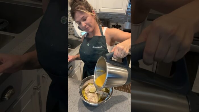 RECETA DE COOKIDOO LEMON ROSEMARY CHICKEN AND RICE. #thermomix #cookidoo #recetas #shortsvideo