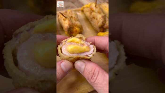 ROLLITOS DE LOMO con QUESO 🥩🧀 en FREIDORA DE AIRE 👩🍳, receta sencilla y riquísima 😋