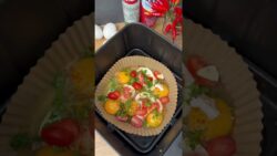 Receta de PIZZA a la FREIDORA DE AIRE #shorts