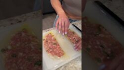 Rollitos de papel de arroz fritos al aire #cocina #cocinaconmigo #rollitosdehuevo #comidaasiática