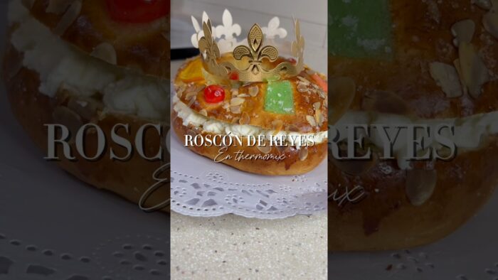 Roscón de reyes en thermomix y receta tradicional// muy esponjoso 🍰👑