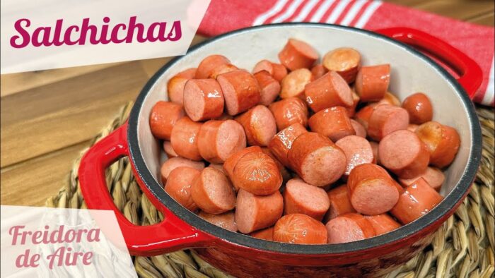 SALCHICHAS EN FREIDORA DE AIRE 🌭 Para SALCHIPAPAS