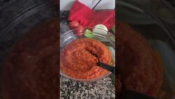 Salsa de tomate 🍅 casera en tm7 #recetas #delicioso