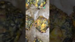 Spinach Corn Crispy Balls – Air Fryer. Recipe in the description.