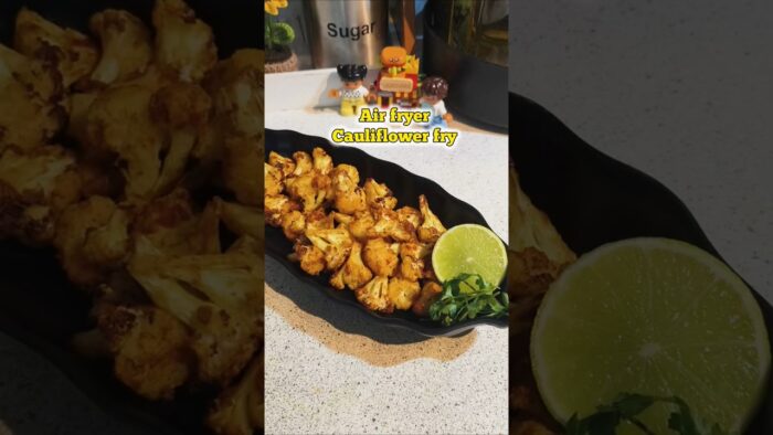 Stop deep frying cauliflower ❌ Try this #shorts #quickrecipes #viralshorts #cauliflowerfry