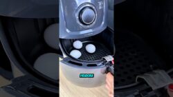 TURBO HUEVOS 🔥 cocidos en la air fryer 😎 no sabías este uso de las freidoras de aire 😉