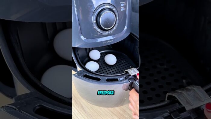 TURBO HUEVOS 🔥 cocidos en la air fryer 😎 no sabías este uso de las freidoras de aire 😉