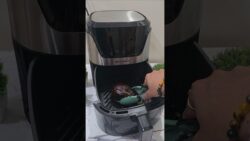 Tandoor-Style Baingan Bharta in Air Fryer🔥🍆 Smoky & Delicious! #youtubeshorts #shorts #baig ...