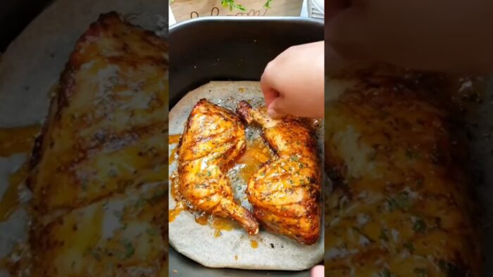 Tandoori Chicken in Air Fryer Recipe#shorts #minivlog #tandoorichicken #chicken #airfyer #fry