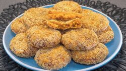 Tortitas de Calabaza y Queso Crujientes, Fáciles y Saludables en Freidora de Aire