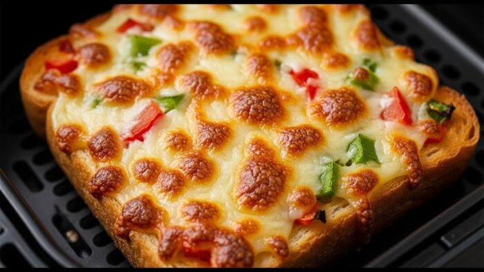 Tostada con queso en freidora de aire: truco de 5 minutos para preparar comidas, receta fácil de …