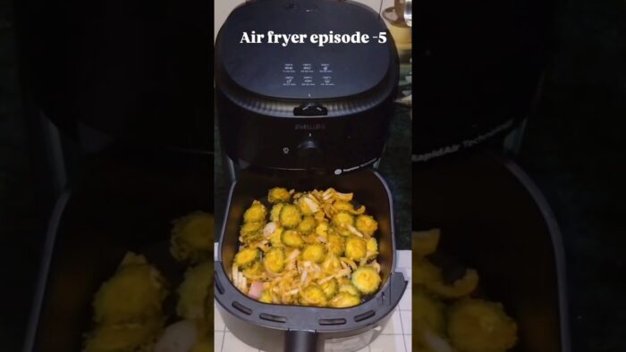 Weird Air Fryer Recipes, Explained Air fryer crispy karela recipe #cooking #food #recipe #airfry
