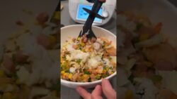 Yang Zhou Chao Fan (Chinese “Fried” rice). #thermomixtm6 #ahorro #goodopportunity #cheflife #shorts