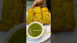 Zero Oil Spinach Snack | Tea Time Palak Breakfast #shorts #airfryerrecipes #recipe #palak #zerooil