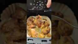 chicken fry in airfryer #chicken #food #airfryer #recipe #ytshorts #yt #cooking