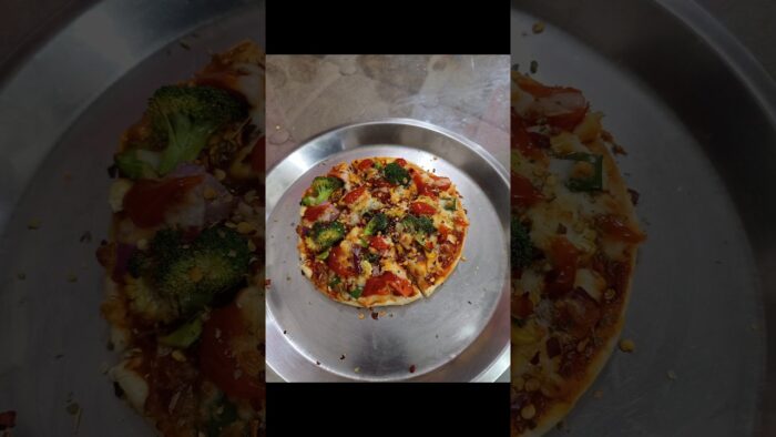 pizza in Air fryer#ytshorts #pizza #airfryer#pizzarecipe #kitchen#pizzabaserecipe