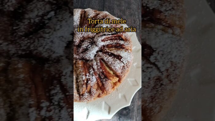 torta di mele in friggitrice ad aria | soffice e facilissima