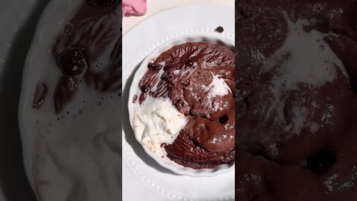 10 minutes, 24g Protein Air Fryer Brownie ✨🤎 A low calorie, sugar free, macro friendly and overall