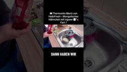 🍽️ Thermomix Menü von HelloFresh – Mongolisches Hähnchen mit Ingwer 👨‍👩‍👧‍👦🍗 Part 7
