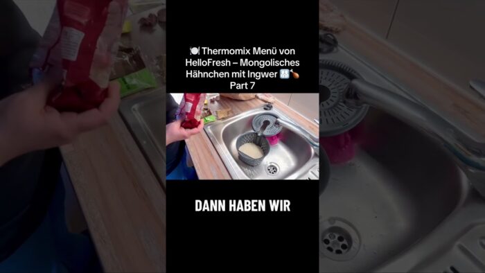 🍽️ Thermomix Menü von HelloFresh – Mongolisches Hähnchen mit Ingwer 👨‍👩‍👧‍👦🍗 Part 7