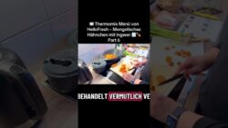 🍽️ Thermomix Menü von HelloFresh – Mongolisches Hähnchen mit Ingwer 👨‍👩‍👧‍👦🍗 Part 6