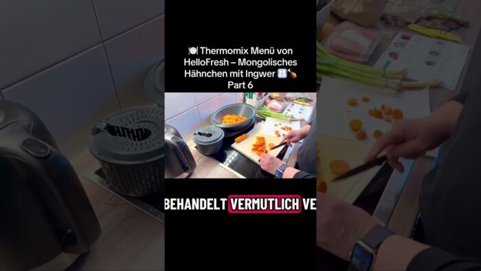 🍽️ Thermomix Menü von HelloFresh – Mongolisches Hähnchen mit Ingwer 👨‍👩‍👧‍👦🍗 Part 6