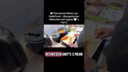 🍽️ Thermomix Menü von HelloFresh – Mongolisches Hähnchen mit Ingwer 👨‍👩‍👧‍👦🍗 Part 5