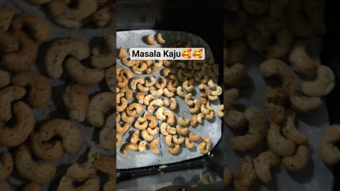 Air Fryer Masala Kaju | Crispy & Crunchy Recipe