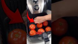 Air Fryer Roasted 🍅 Tomato Sauce 🤤 #tomato #sauce