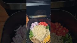 Air Fryer Vegetables Pulao #recipe #shortsvideo #reels #rice #cooking #food