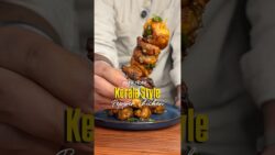 Air fryer Kerala Style Pepper Chicken Skewers Recipe 🐓