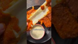 Air fryer Nashville Hot Mozzarella Sticks