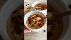 Air fryer cookie dough cups #recipe #shorts #cookies #airfryer