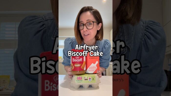 Airfryer Biscoff Cake – 3 Ingredient Baking