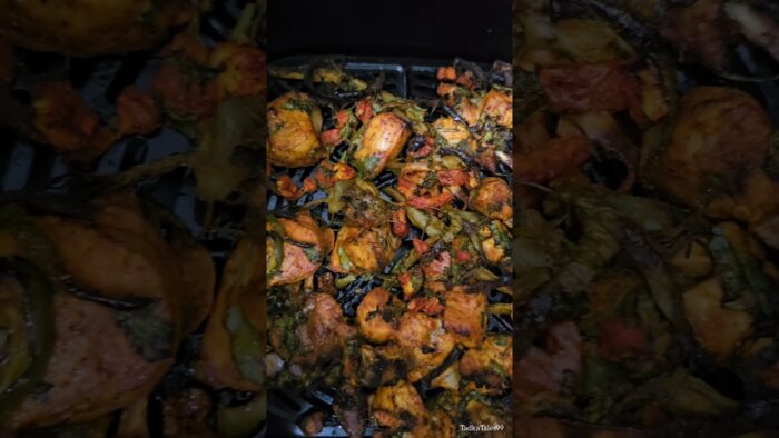 Airfryer Chicken tandoori recipe🍗#food #chicken #tandoori #airfryer #airfryerrecipes #youtubeshorts