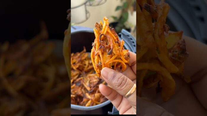 Airfryer Crispy pyaz Pakoda / Ramadan Special Recipe 2026 #airfryerrecipes #ramadan2026 #airfryer