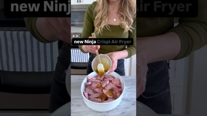Alitas de pollo crujientes hechas en freidora de aire, mejores que las de pub