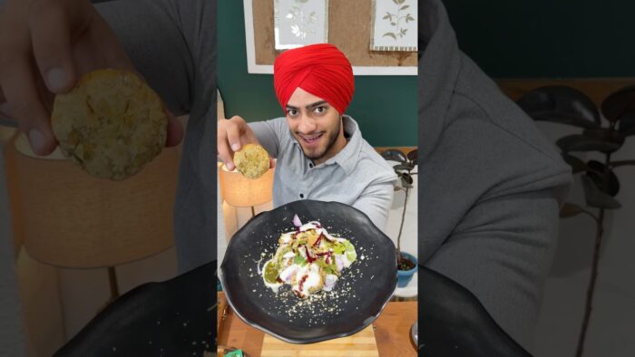 Aloo tikki chaat recipe | Day-4 of 7 days Air fryer challenge 😱| street food #shorts #shortsfeed