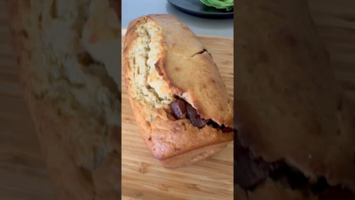 Banana bread avec morceaux de chocolat 🍫