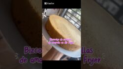 Bizcocho en Air Fryer receta fácil y rápida