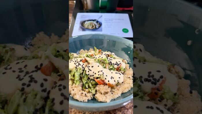 Bol al gusto con salsa de legumbres en #thermomix #thermoniquex #saludable