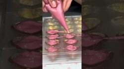 Bombones de chocolate rellenos de frambuesa y tequila con Thermomix®️🍫 #thermomixtm7 #sanvalentin