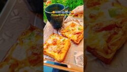 Cheesy Bread in Airfryer l Easy n Quick Recipe Needs 5min to bake #recipe #food #ytshorts