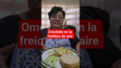 Cocinando un omelette por primera vez en la freidora de aire. #elsazóndegaby