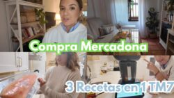 Compra de Mercadona | Cocina en vertical TM7 | Receta de pisto y ensaladilla|Menu familiar saludable