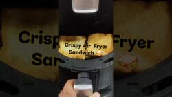 Crispy Air Fryer Sandwich 🥪 | Healthy Tiffin Recipe #shorts #airfryer